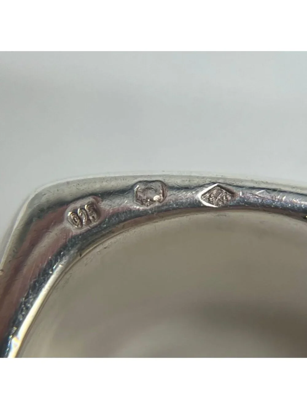 Chanel Wide Logo Square Ring